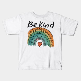 Choisissez Kind | Soyez gentil | Choisissez la gentillesse | Soyez gentil arc-en-ciel Kids T-Shirt